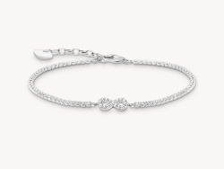 Thomas Sabo Tennisarmband Infinity mit weissen Steinen Silber Thomas Sabo Tennisarmband Infinity mit weissen Steinen Silber